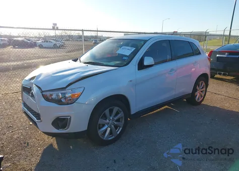 2014 Mitsubishi Outlander Sport Se из США, поврежденный, VIN 4A4AP4AU1EE024903